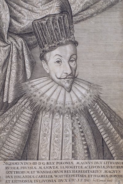Sigismond Vasa III (1566-1632) Roi de Pologne, 1596 - Lambert Cornelis